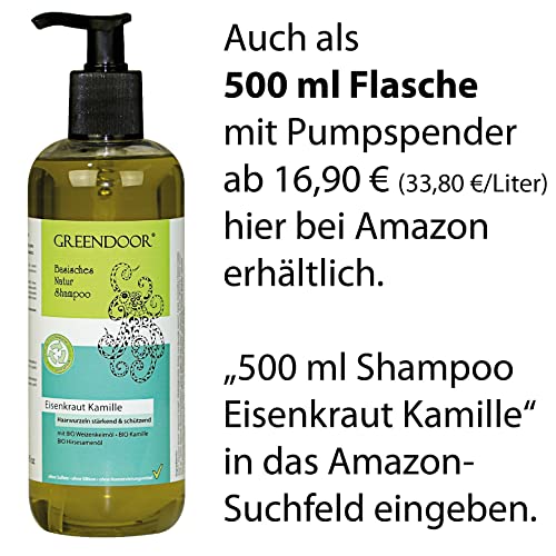 Basisches Shampoo GREENDOOR Natur Shampoo Eisenkraut