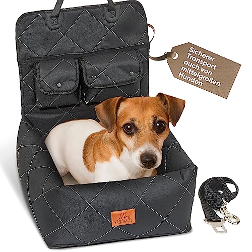 Hunde-Autositz fell&bell – Premium Hunde Autositz