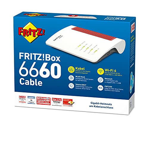 WiFi-6-Router AVM FRITZ!Box 6660 Cable