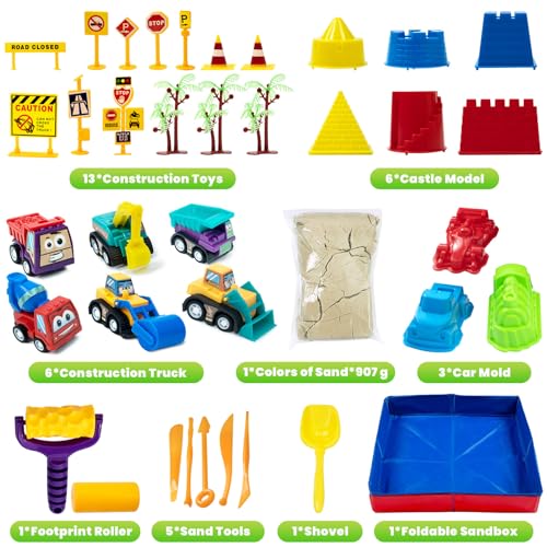 Spielsand CROSOFMI Magic Sand Für Kinder Set Faltbar