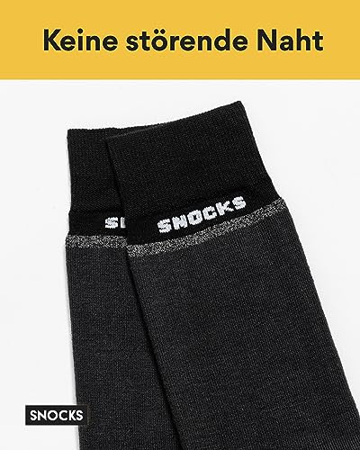 Wintersport Socken Snocks Skisocken Schwarz Unisex 1er Pack