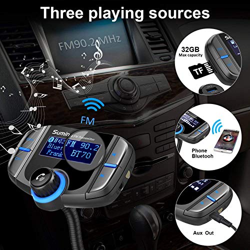 Bluetooth-Adapter (Auto) Sumind Bluetooth FM Transmitter