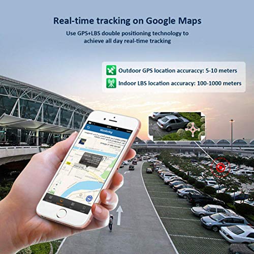 Fahrrad-Diebstahlschutz Zeerkeer GPS Tracker, 10000MAH GPS
