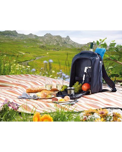 Picknickrucksack Xcase Picknick Set: Thermo-Picknick-Rucksack