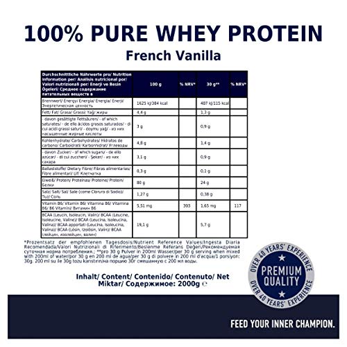 Proteinpulver Multipower 100% Pure Whey Protein, wasserlöslich