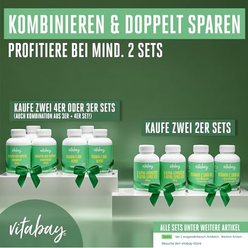 Biotin vitabay Tabletten Hochdosiert 10.000 mcg, 200 Vegane