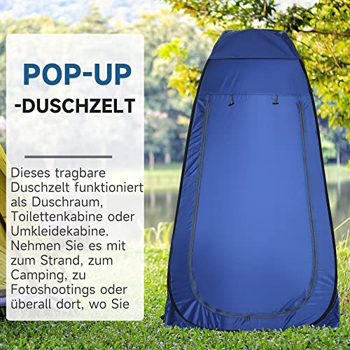 Duschzelt Outsunny Pop-up