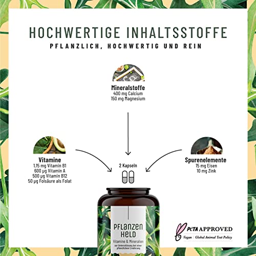 Nahrungsergänzungsmittel für Veganer NATURTREU