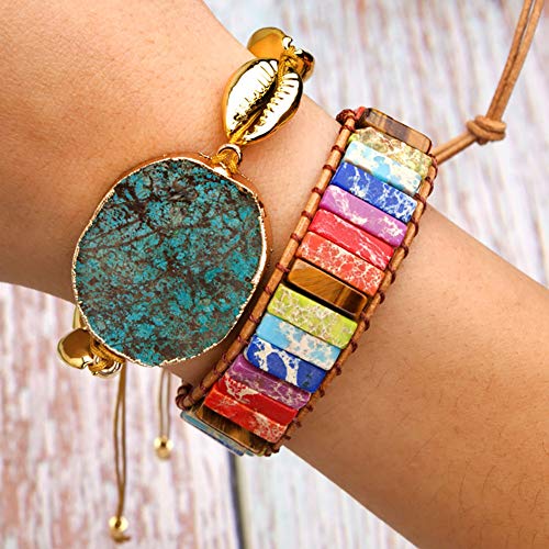 Chakra-Armband Xiton 7 Einstellbar Bohemien Schmuck