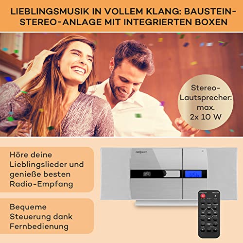 Kompaktanlage Oneconcept Mini Stereoanlage, mit CD-Player