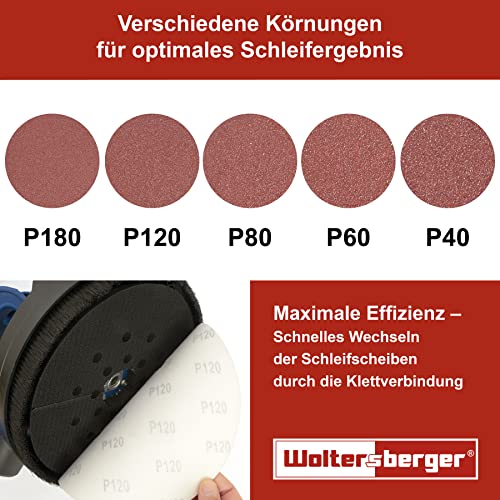 Schleifscheiben 150 mm Woltersberger ® 50 Stück Exzenter