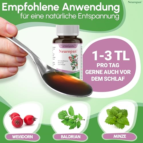 Pflanzliche Beruhigungsmittel Neuropan Sirup 110ml Anti Stress