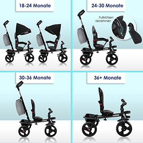 Dreirad mit Schubstange Kidiz ® Dreirad 5in1 Kinder Lenksystem