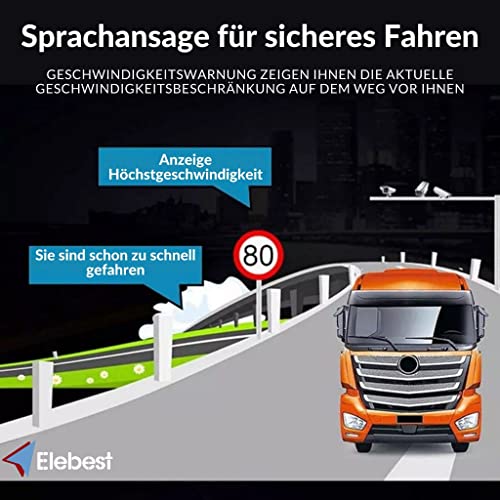 LKW-Navi Elebest City 70 Navi Navigationsgeräte für Auto 2024