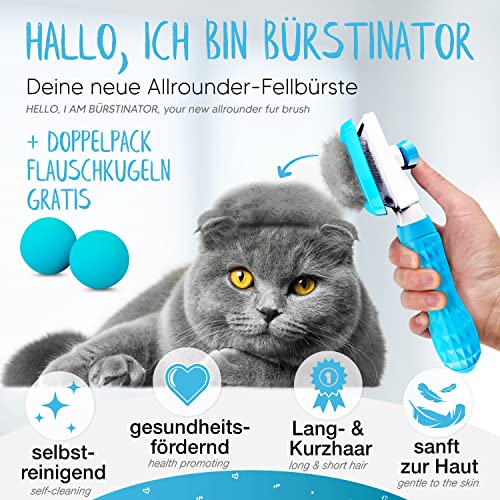 Haustierbürste LÖWENKÖNIG ® BÜRSTINATOR 2.0 Katzenbürste