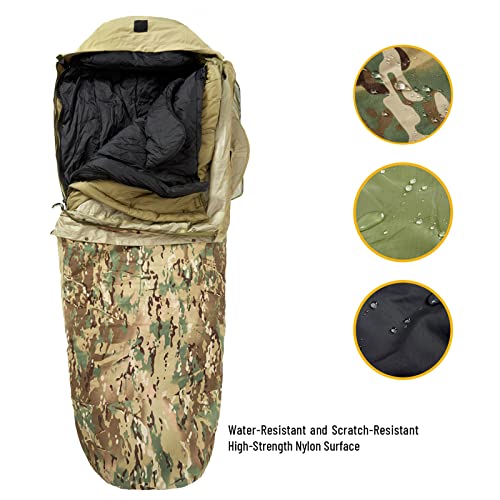 Outdoor-Schlafsack MT Mumienschlafsack Militär Modular