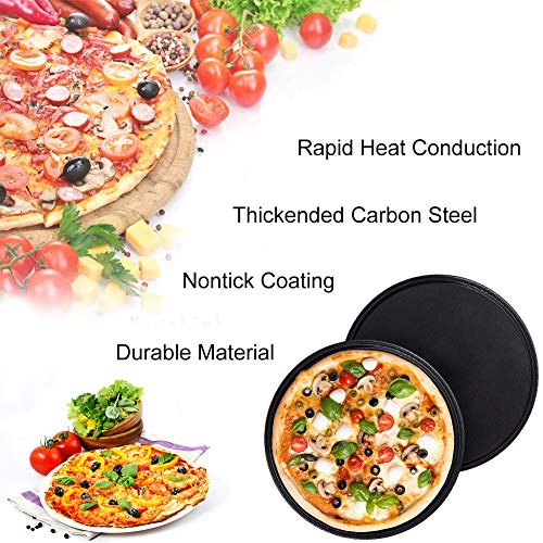 Pizzablech WENTS, 2 Stück antihaft rundes Backset praktisch