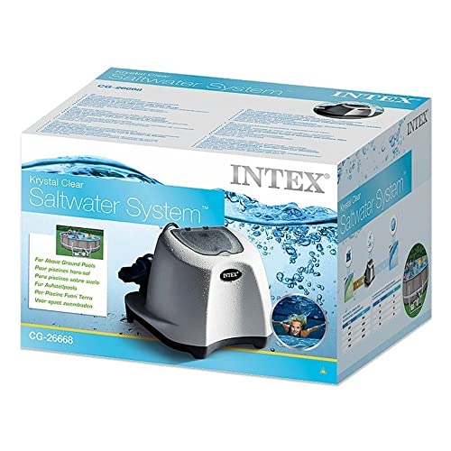 Salzelektrolyseanlage Intex Chlorinator Salzwassersystem, Grau