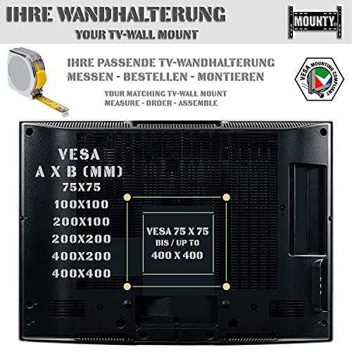 TV-Wandhalterung-65-Zoll MOUNTY TV Wandhalterung MY156