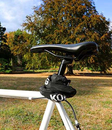 Fahrrad-Zahlenschloss KOHLBURG sehr langes Zahlenschloss 110cm lang