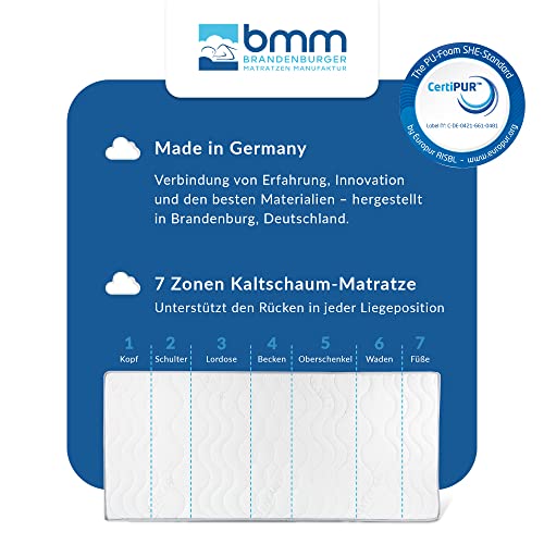 Matratze 90×200 H3 BMM Matratze 90x200cm Komfort 23 H3