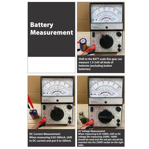 Analog-Multimeter Akozon Multimeter-Tester, Zeiger-Multimeter