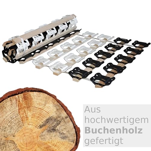 Rollrost DaMi RolloTel 80 x 200 cm, 5-Zonen Buchenholz Lattenrost