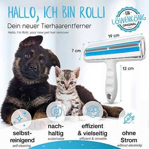 Fellpflege-Handschuh LÖWENKÖNIG ® Rolli 2.0 Tierhaarentferner