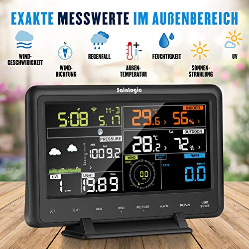 Wetterstation sainlogic Profi WLAN – WiFi Internet Funk