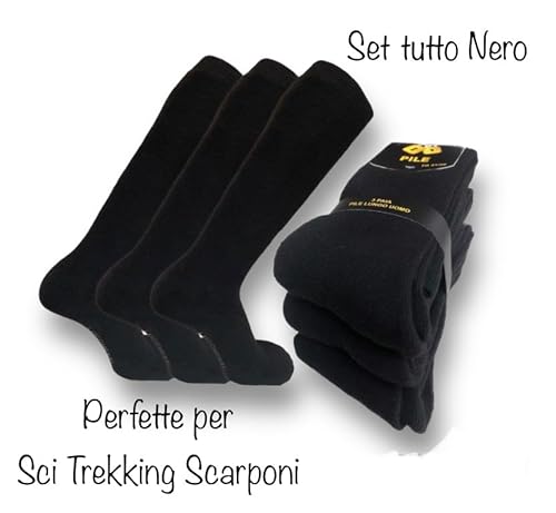 Skisocken Lucchetti Socks Milano, warme Socken Herren