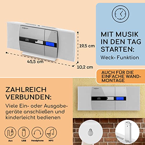 Kompaktanlage Oneconcept Mini Stereoanlage, mit CD-Player