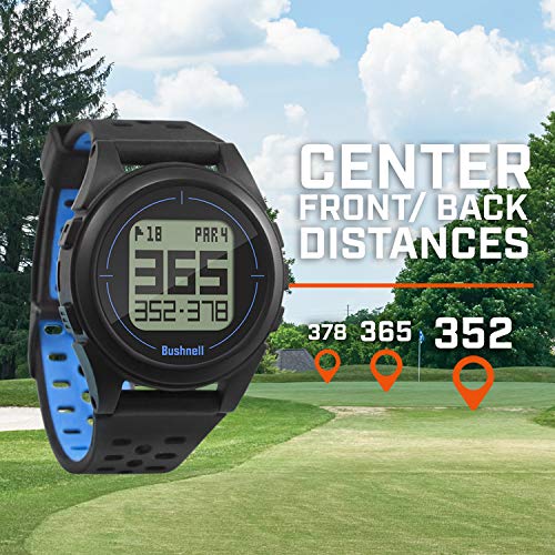 Golfuhr Bushnell Ion 2-Black/Blue GPS-Golf, Schwarz/Blau