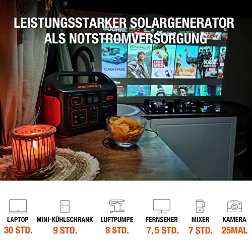 Mobile Solaranlage Jackery Solargenerator 500, 518WH Tragbare