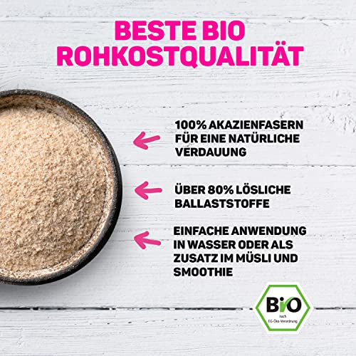 Akazienfaser Lebepur BIO vegan 500g, 90% Ballaststoffe