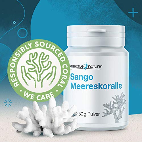 Calcium-Pulver effective nature Sango Meereskoralle Pulver, 250 g