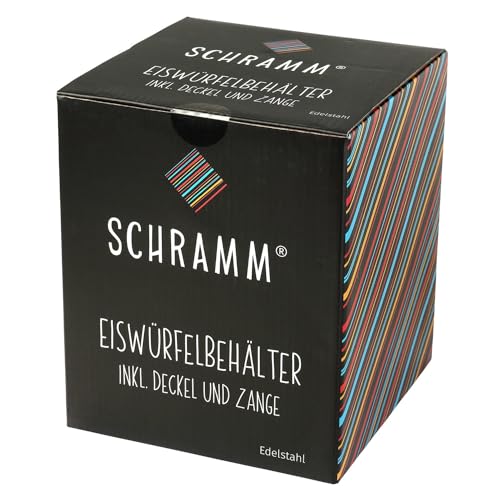 Eiskübel Schramm ® Eiswürfelbehälter mit Deckel und Zange