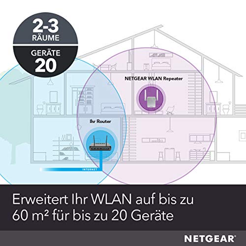 WLAN-Repeater Netgear WLAN Repeater EX6120 WLAN Verstärker