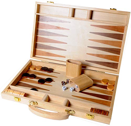 Backgammon Engelhart Eingelegtes hölzernes -Set
