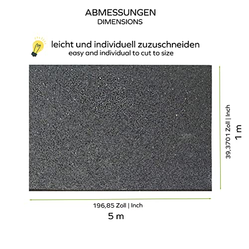 Stallmatten Pferde acerto 31161 Robuste Bautenschutzmatte 5mm