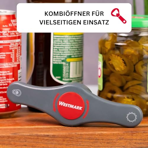 Flaschenöffner für Senioren Westmark Kombiöffner, Multi-Öffner