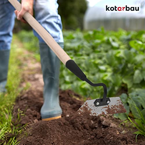 Gartenhacke KOTARBAU ® aus Metall 120 mm mit Holzstiel 95 cm