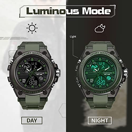 Militäruhr findtime Herren Militär Uhr Digital Sportuhr Outdoor