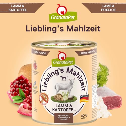 Hunde-Nassfutter GranataPet Liebling’s Mahlzeit Lamm & Kartoffel