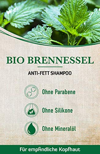 Bio-Shampoo Alkmene Anti Fett Shampoo mit Bio Brennnessel
