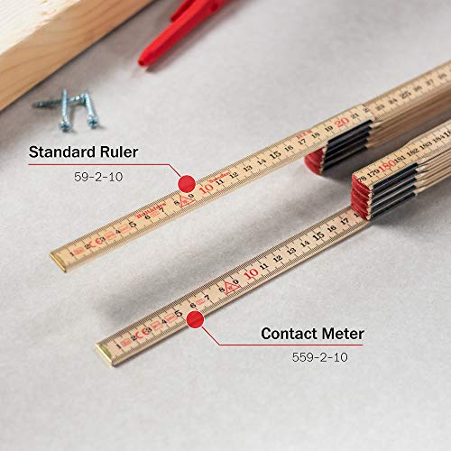Zollstock Hultafors Contactmeter 2m, Gliedermaßstab 2m