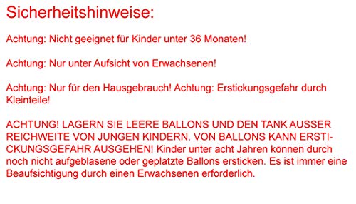 Heliumflasche trendmile Premium Helium Ballongas XXL, 2x