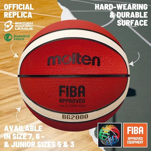 Basketball Molten Europe B7G2000 ORANGE/Ivory 7