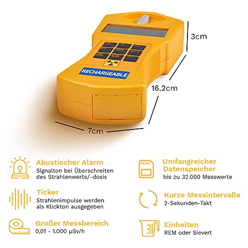 Geigerzähler GAMMA-SCOUT Rechargeable | für Radioaktivität