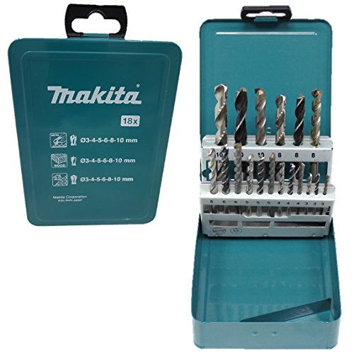 Bohrer-Set Makita 18-teilig, D-46202