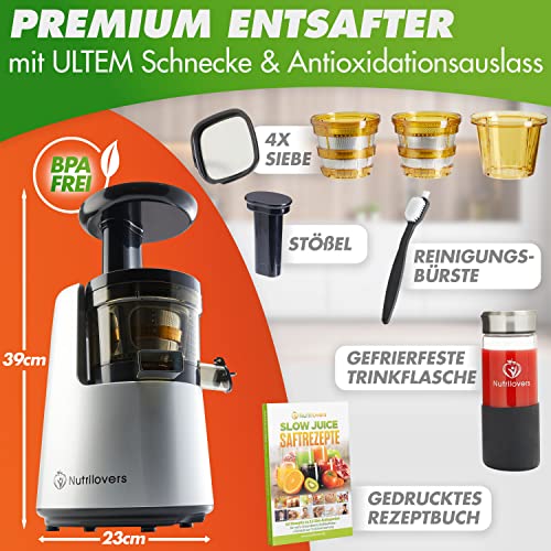 Saftpresse Nutrilovers NUTRI-PRESS NO.1 Slow Juicer